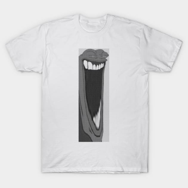 Pepe Laugh (black) Meme T-Shirt by chyouzen